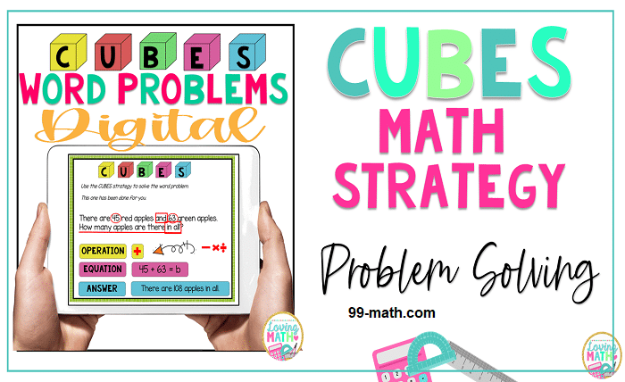 cubes math strategy