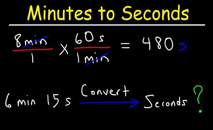 Seconds to Minutes