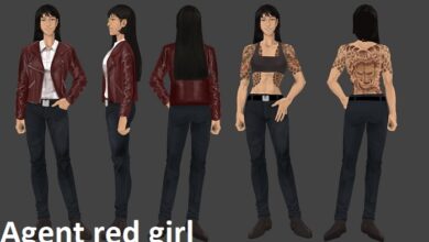 agent red girl